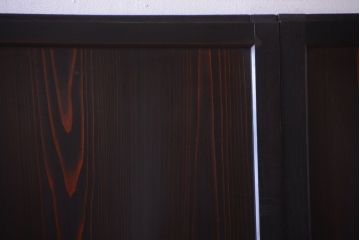 古民具・骨董　明治期　古い木味のアンティーク帯戸4枚セット