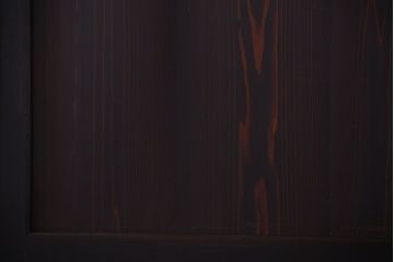 古民具・骨董　明治期　古い木味のアンティーク帯戸4枚セット