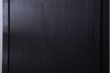 古民具・骨董　古い木味のアンティーク板戸4枚セット