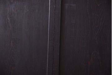 古民具・骨董　古い木味のアンティーク板戸4枚セット