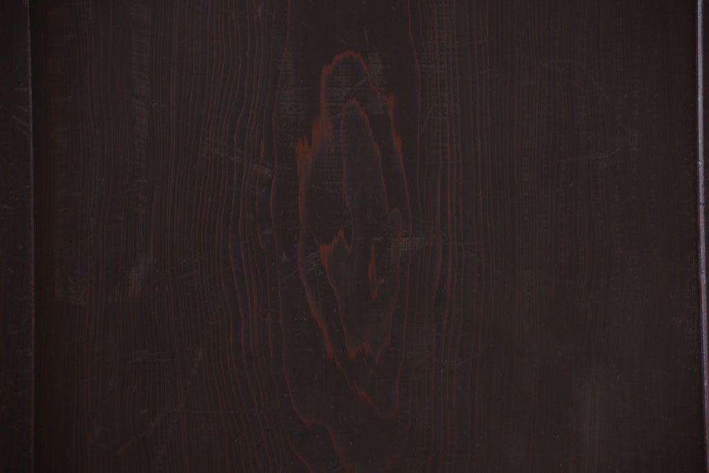 古民具・骨董　古い木味のアンティーク板戸4枚セット