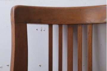 レトロ家具　和製アンティーク　古い木のレトロな回転椅子(ドクターチェア)