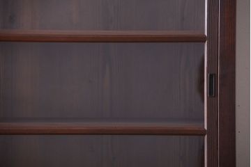 アンティーク家具　和製アンティークの二段重ね収納棚(2)