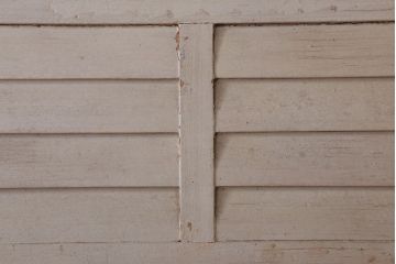 アンティーク　ルーバー風デザインがおしゃれな引き戸2枚セット(雨戸)(1)