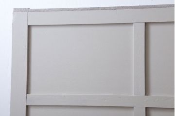 アンティーク　ルーバー風デザインがおしゃれな引き戸2枚セット(雨戸)(1)