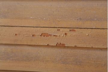 アンティーク　ルーバー風デザインがおしゃれな引き戸2枚セット(雨戸)(2)