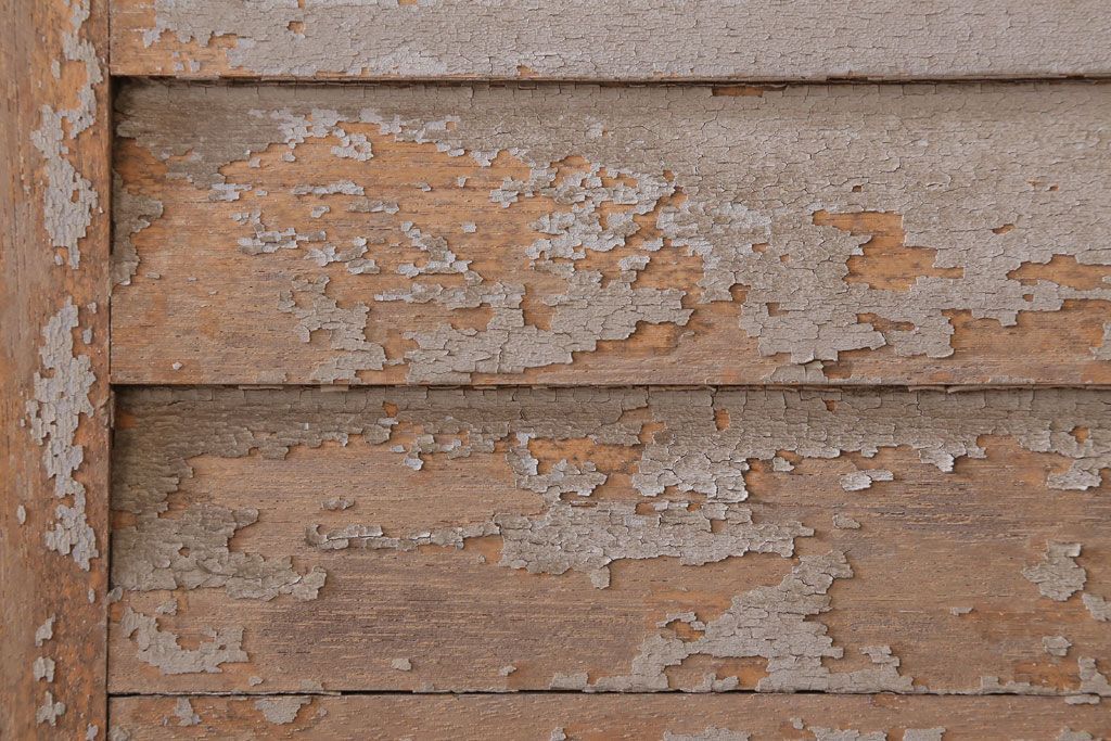 アンティーク　ルーバー風デザインがおしゃれな引き戸4枚セット(雨戸)