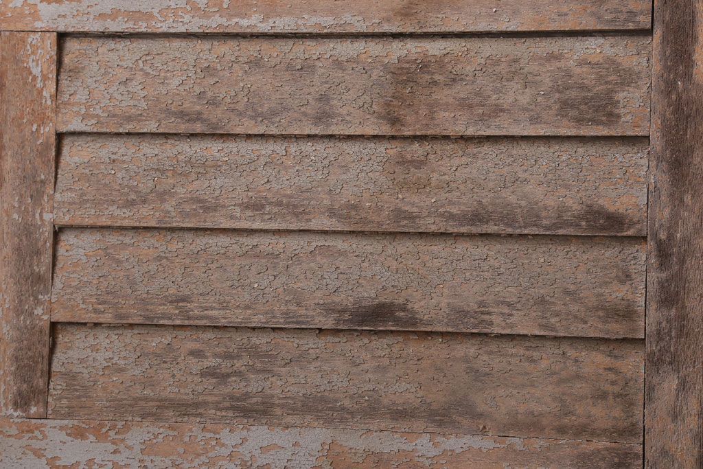 アンティーク　ルーバー風デザインがおしゃれな引き戸4枚セット(雨戸)