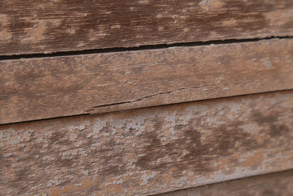 アンティーク　ルーバー風デザインがおしゃれな引き戸4枚セット(雨戸)