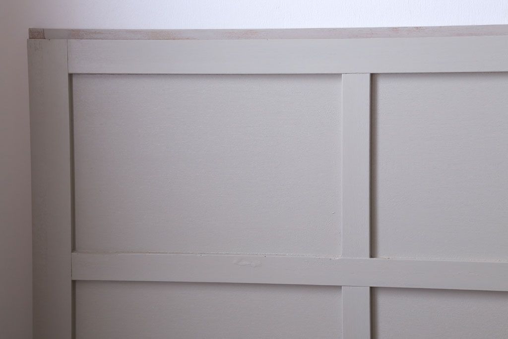 アンティーク　ルーバー風デザインがおしゃれな引き戸4枚セット(雨戸)