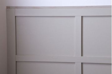 アンティーク　ルーバー風デザインがおしゃれな引き戸4枚セット(雨戸)