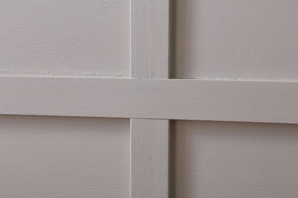 アンティーク　ルーバー風デザインがおしゃれな引き戸4枚セット(雨戸)