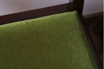 アンティーク家具　イギリスアンティーク　オーク材の優雅なツイストレッグダイニングチェア2脚セット