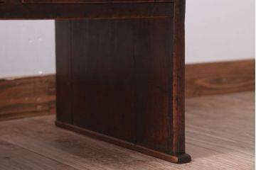 アンティーク家具　和製アンティーク　古い木が味わい深いシンプルな文机
