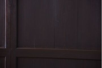 古民具・骨董　明治期　古い木味のアンティーク帯戸3枚セット(2)