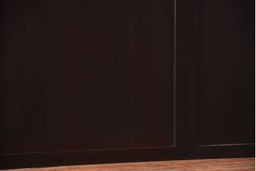 古民具・骨董　明治期　古い木味のアンティーク帯戸4枚セット(2)