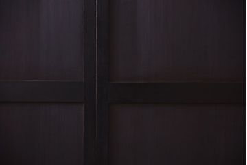 古民具・骨董　明治期　古い木味のアンティーク帯戸4枚セット(2)