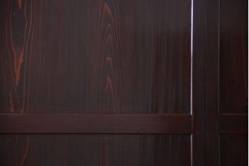 古民具・骨董　明治期　古い木味のアンティーク帯戸4枚セット(3)