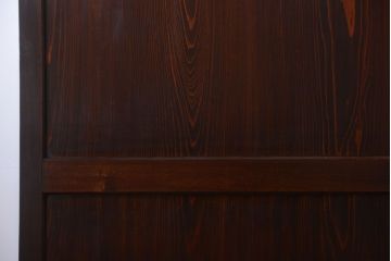 古民具・骨董　明治期　古い木味のアンティーク帯戸4枚セット(3)