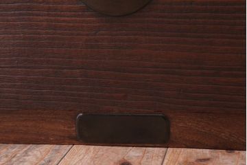 アンティーク家具　和製アンティーク　上手物　シンプルな丸金具の総桐箪笥ローボード(衣装箪笥・時代箪笥、桐たんす)(1)