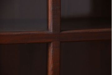 アンティーク家具　古民具・骨董　引き出し4杯付き!和製アンティークの引き戸ローボード(収納棚)