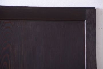古民具・骨董　古い木味のアンティーク板戸1枚(建具)