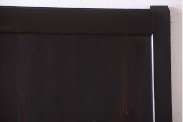 古民具・骨董　明治期　古い木味のアンティーク帯戸