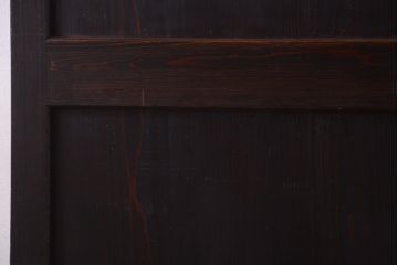 古民具・骨董　明治期　古い木味のアンティーク帯戸