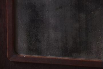 和製アンティーク　鏡付き!古い木製のドア(扉)