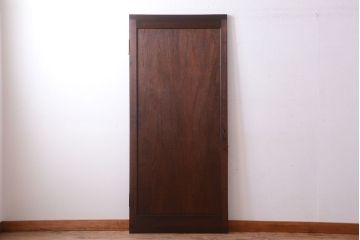 和製アンティーク　鏡付き!古い木製のドア(扉)