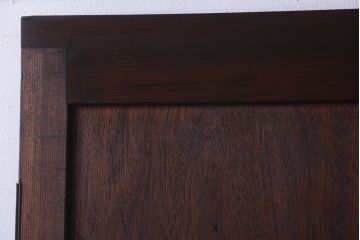 和製アンティーク　鏡付き!古い木製のドア(扉)