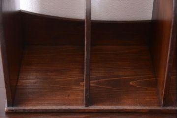 レトロ家具　昭和レトロ　古い木製のアンティーク本立て