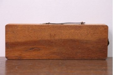 アンティーク雑貨　アンティーク　古い木製の小さな収納ケース(3)