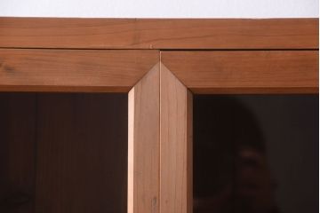 アンティーク家具　和製アンティーク　木味が美しい大ぶりな本箱(ブックケース)