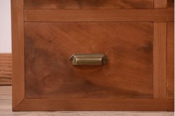 アンティーク家具　和製アンティーク　木味が美しい大ぶりな本箱(ブックケース)