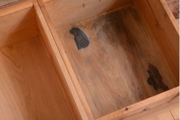 アンティーク家具　和製アンティーク　木味が美しい大ぶりな本箱(ブックケース)