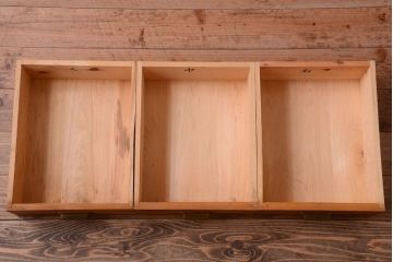 アンティーク家具　和製アンティーク　木味が美しい大ぶりな本箱(ブックケース)