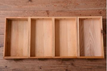 アンティーク家具　和製アンティーク　木味が美しい大ぶりな本箱(ブックケース)