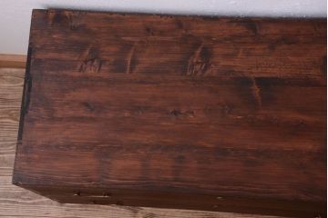 アンティーク家具　和製アンティーク　シンプルな桐箪笥ローボード(衣装箪笥)