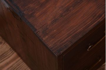 アンティーク家具　和製アンティーク　シンプルな桐箪笥ローボード(衣装箪笥)