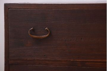 アンティーク家具　和製アンティーク　シンプルな桐箪笥ローボード(衣装箪笥)