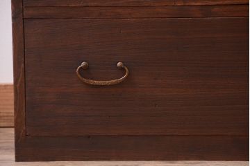 アンティーク家具　和製アンティーク　シンプルな桐箪笥ローボード(衣装箪笥)