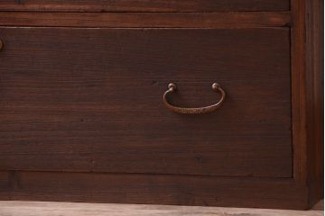 アンティーク家具　和製アンティーク　シンプルな桐箪笥ローボード(衣装箪笥)