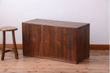 アンティーク家具　和製アンティーク　シンプルな桐箪笥ローボード(衣装箪笥)