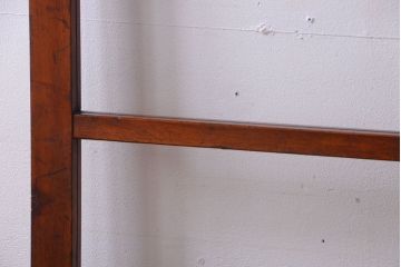 昭和レトロ　クリアガラス入り!古い木のドア(2)