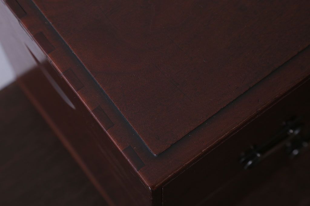 アンティーク家具　和製アンティーク　総桑材の高級小引き出し