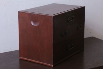 アンティーク家具　和製アンティーク　総桑材の高級小引き出し