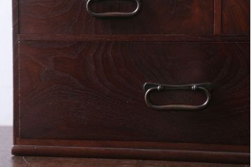 アンティーク家具　和製アンティーク　総桑材の高級小引き出し