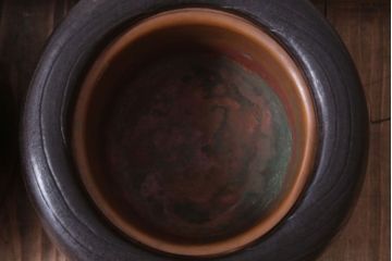 アンティーク雑貨　古民具・骨董　大正〜昭和初期　古い・蒔絵桐火鉢一対