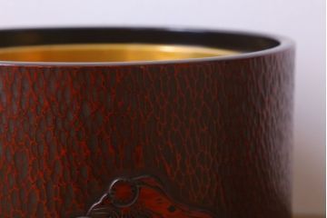 アンティーク雑貨　アンティーク　大正〜昭和初期　鎌倉彫火鉢一対(翁)